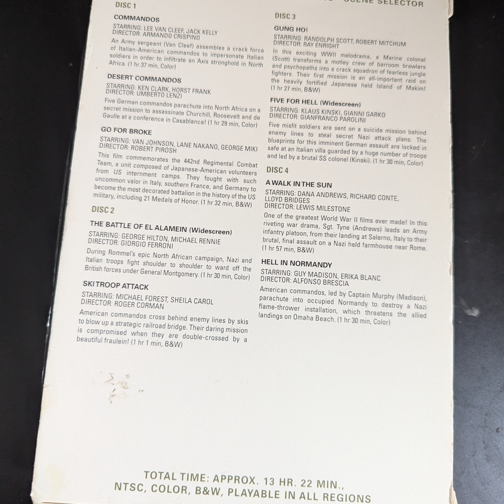 World War II Commando Action DVD Collection - Picture 3 of 5